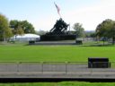 Marine Corps Marathon Preps near the Marine Corps Memorial