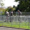 Marine Corps Marathon Preps near the Marine Corps Memorial