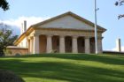 Arlington House, as seen from the Kennedy gravesite at Arlington National Cemetery
