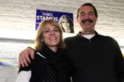 Commonwealth's Attorney candidate Theo Stamos with husband Craig Esherick