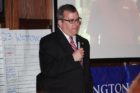 State Senator-elect Adam Ebbin at Arlington Democrats 2011 election victory party