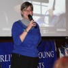 Re-elected County Board member Mary Hynes at Arlington Democrats 2011 election victory party