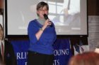 Re-elected County Board member Mary Hynes at Arlington Democrats 2011 election victory party