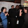 Barbara Favola jokes around in a tiara at the Arlington Democrats 2011 election victory party