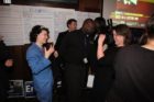 Barbara Favola jokes around in a tiara at the Arlington Democrats 2011 election victory party