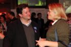 Delegate-elect Alfonso Lopez at Arlington Democrats 2011 election victory party