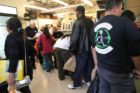 Thanksgiving food distrubition at the Arlington Food Assistance Center in Shirlington