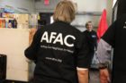 Thanksgiving food distrubition at the Arlington Food Assistance Center in Shirlington