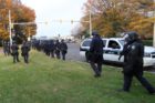 Occupy D.C. protests on the Key Bridge
