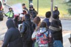 Occupy D.C. protests on the Key Bridge