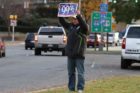 Occupy D.C. protests on the Key Bridge