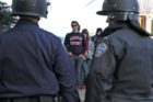 Occupy D.C. protests on the Key Bridge