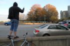 Occupy D.C. protests on the Key Bridge