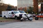 Occupy D.C. protests on the Key Bridge