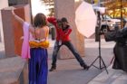 Attendees of the Anime USA 2011 convention in Crystal City