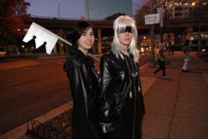 Attendees of the Anime USA 2011 convention in Crystal City