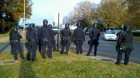 Occupy D.C. protests on the Key Bridge