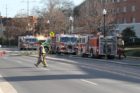 Fire at the Berkeley Apartments on Glebe Road