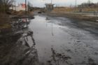 Old Jefferson Davis Highway, in a state of disrepair