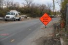 Old Jefferson Davis Highway, in a state of disrepair