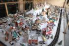 Model railroad at Crystal City Sports Pub