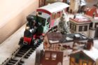 Model railroad at Crystal City Sports Pub