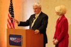Newt Gingrich presidential campaign appearance in Rosslyn