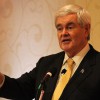 Newt Gingrich presidential campaign appearance in Rosslyn