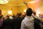 Newt Gingrich presidential campaign appearance in Rosslyn