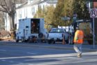 A major gas line rupture has shut down Glebe Road