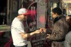 Leopold Liao gives Hot People Food samples
