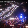 Northbound I-395 blocked near Shirlington Northbound I-395 blocked near Shirlington