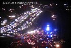 Northbound I-395 blocked near Shirlington