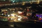 Rescuers work near I-395 and Four Mile Run (photo courtesy Brian M.)