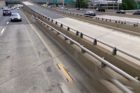 Gap between northbound and HOV lanes of I-395, over Four Mile Run (image via Google Maps)