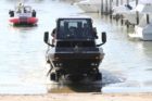 New high-speed amphibious vehicle being demoed at Columbia Island Marina