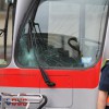 A cyclist was struck by a Metrobus on S. Glebe Road Tuesday morning