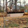 Construction at Overlee pool facility Construction at Overlee pool facility