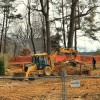 Construction at Overlee pool facility Construction at Overlee pool facility