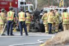Rollover accident on Route 50