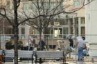 Construction in Courthouse Plaza
