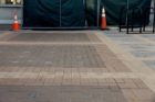 New bricks in Courthouse Plaza