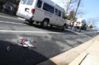 Accident on Lorcom Lane involving access van