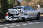 Accident on Lorcom Lane involving access van