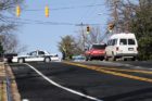 Accident on Lorcom Lane involving access van