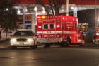 Rollover accident on Glebe Road on Saturday night