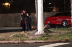 Rollover accident on Glebe Road on Saturday night
