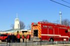 Bomb squad at St. Agnes Church in Cherrydale