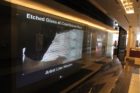 "Untitled" glass etchings now line the county government conference rooms at 2100 Clarendon Blvd