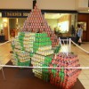 Canstruction competition at Ballston Mall
